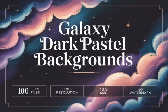 Galaxy Dark Pastel Backgrounds: A New Dimension in Design