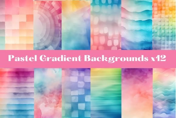 Soft Gradients and Watercolor Hues: The Appeal of Pastel Backgrounds