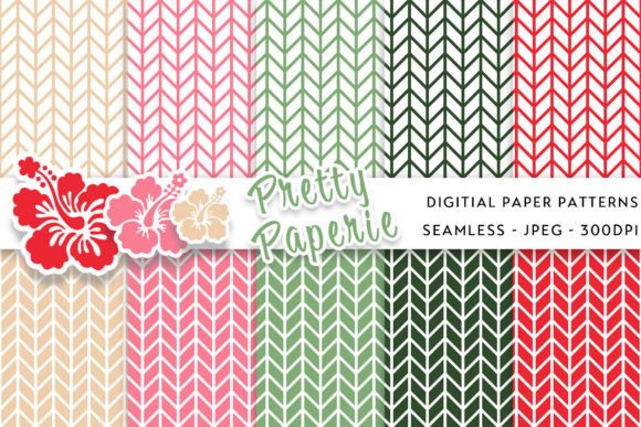 Unleash Creativity with Chevron Digital Paper Backgrounds