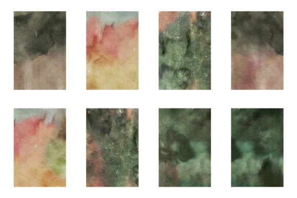 Watercolor Green & Pink Backgrounds: A Fresh, Artistic Touch for Your Projects