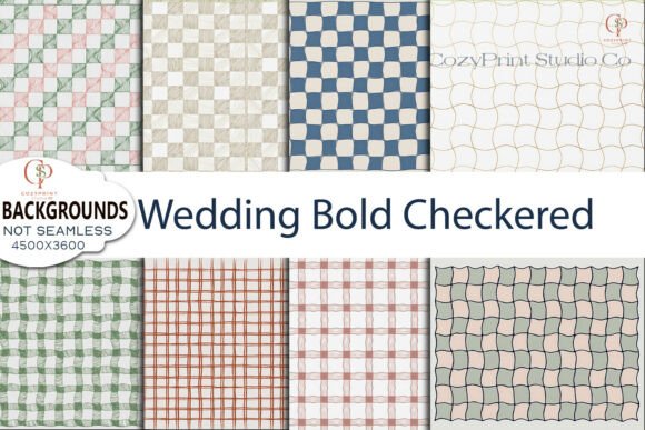 Wedding Bold Checkered Backgrounds: A Pattern with Personality